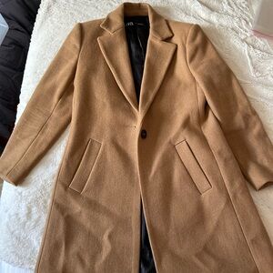 Zara Classic Camel Trench Coat